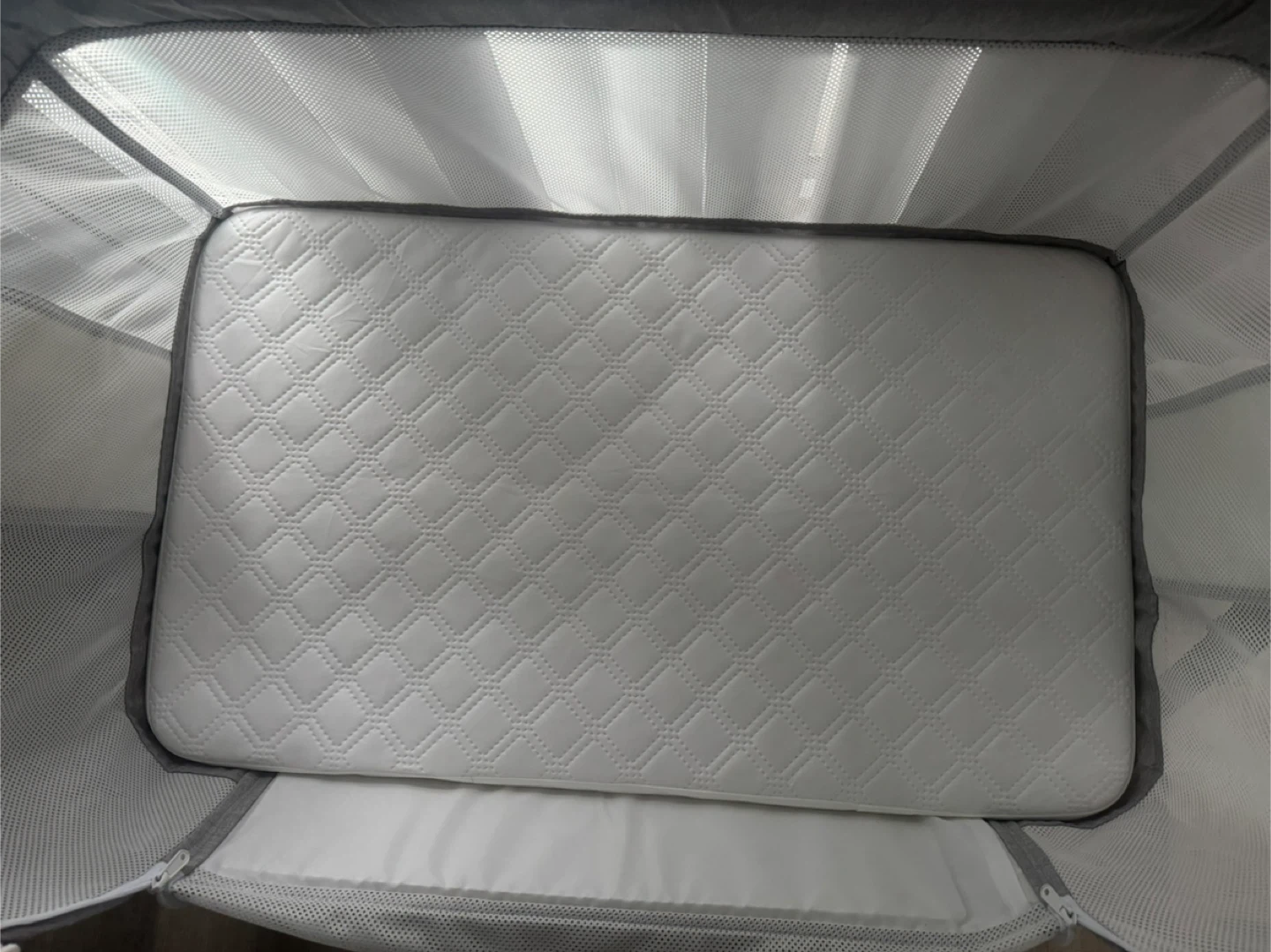 Kingobabys 3-in-1 Baby Bassinet - Light Grey - photo 3