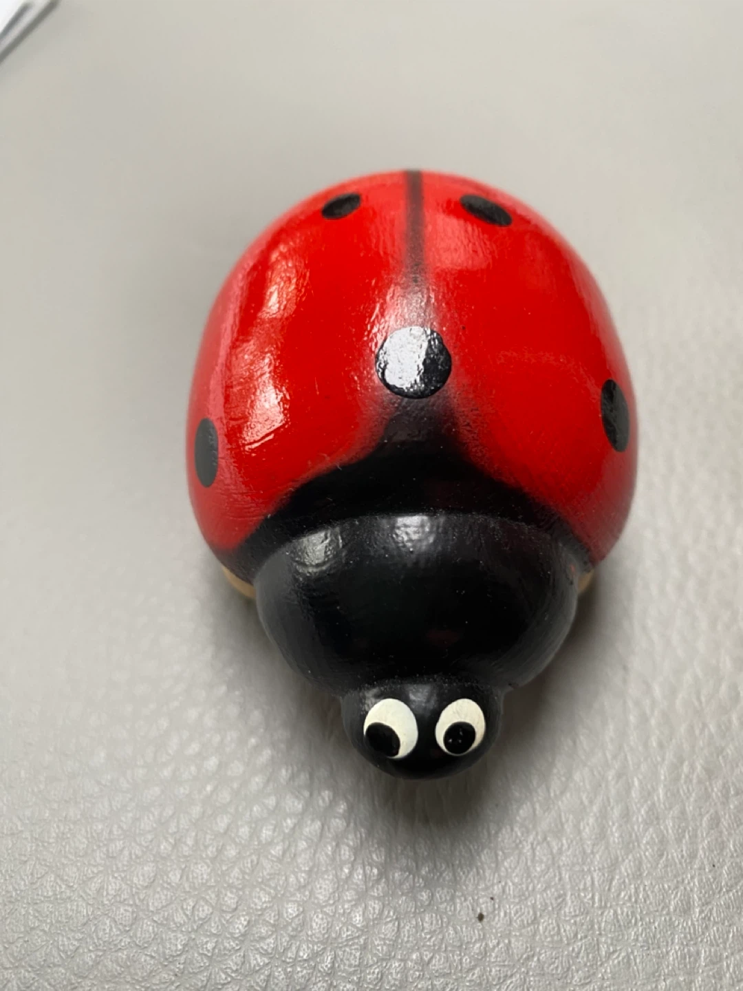 Wooden Ladybug rolling Toy