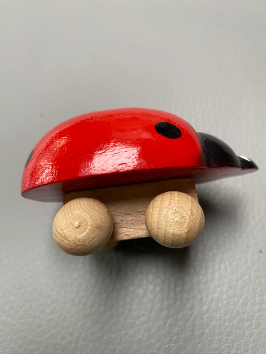Wooden Ladybug rolling Toy - photo 3