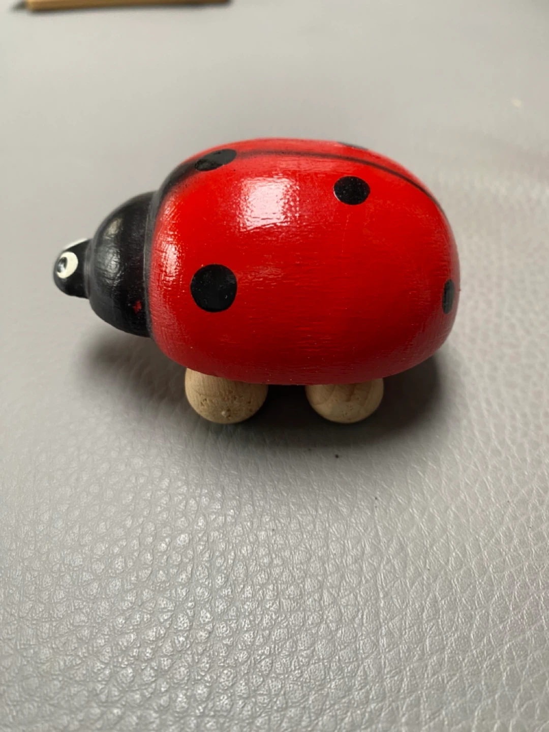 Wooden Ladybug rolling Toy - photo 2
