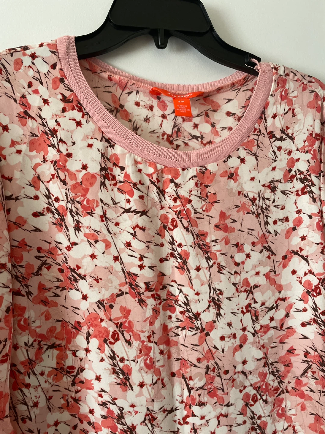 Joe Fresh Floral Long Sleeve Top - Size S - photo 3