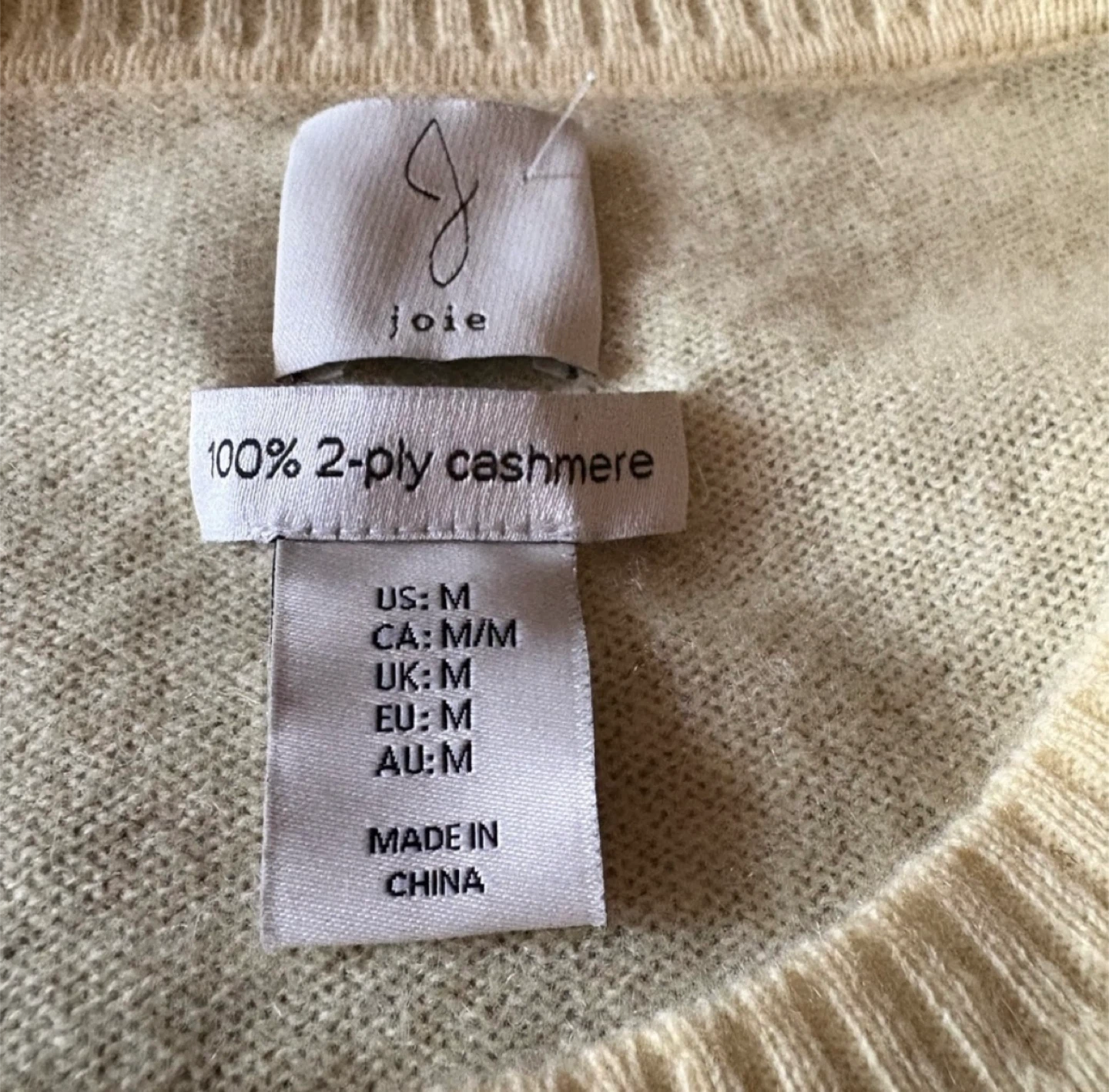 Joie Soft Yellow Cashmere Crew – Luxe Layers with a Sunny Twist - photo 2