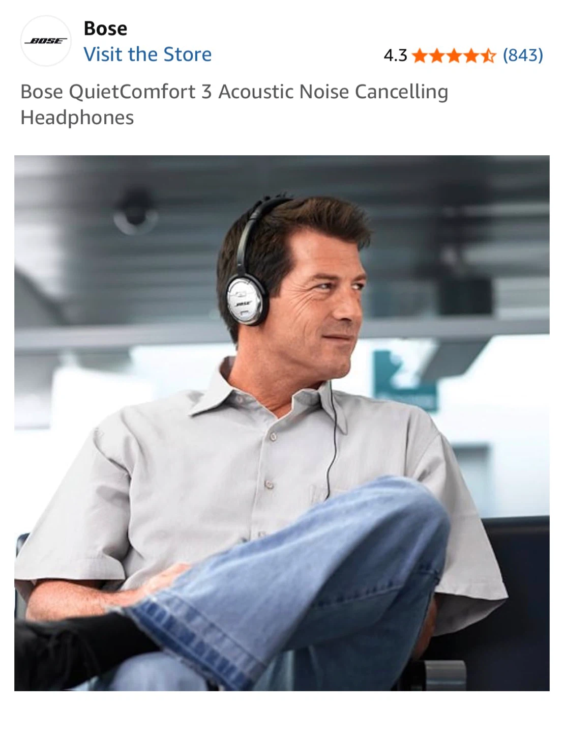 Bose Quiet Comfort 3 Acoustic Noise Cancelling Headphones - photo 3