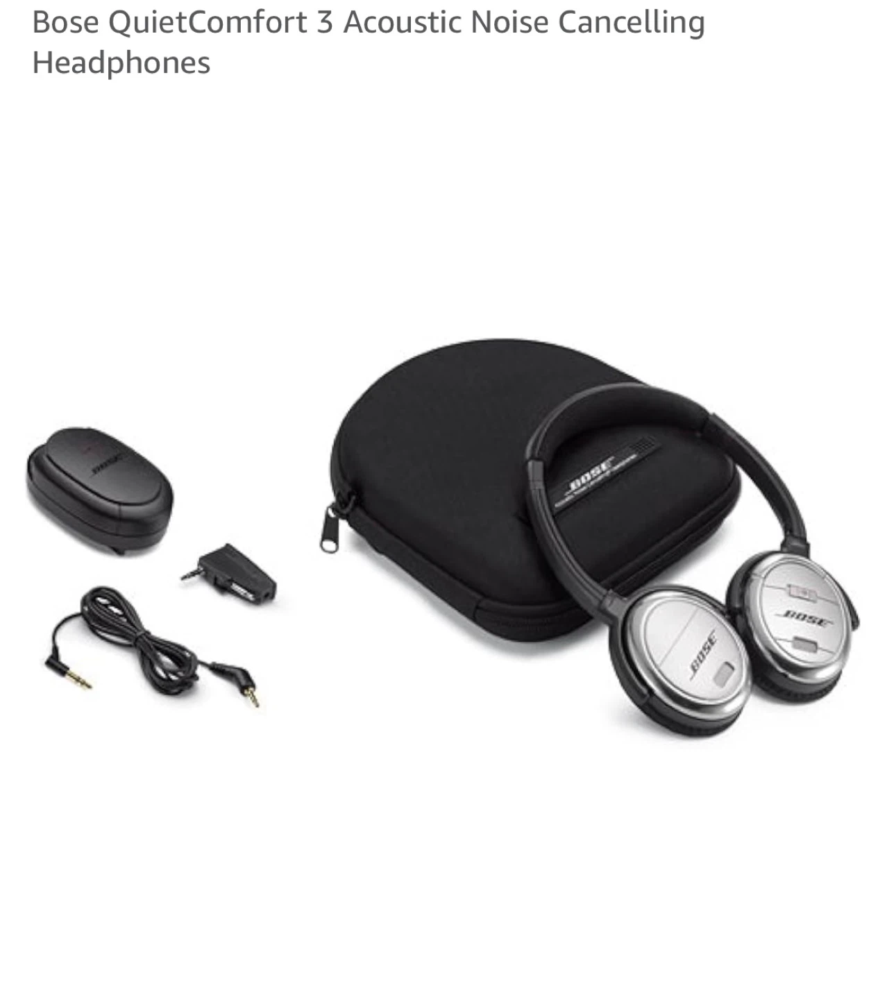 Bose Quiet Comfort 3 Acoustic Noise Cancelling Headphones - photo 5