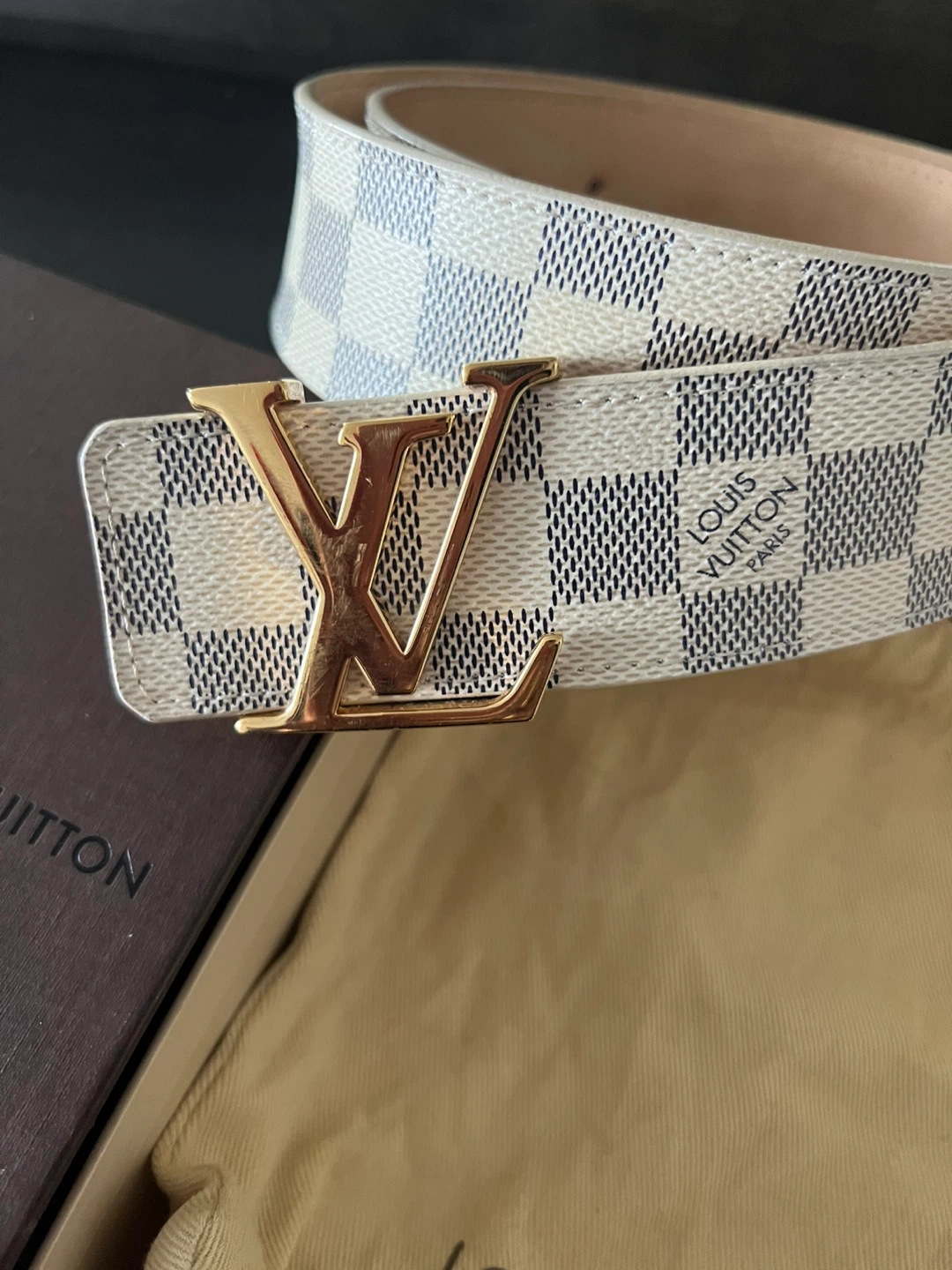 Louis Vuitton Damier Azur Belt Size 80/32 - photo 2