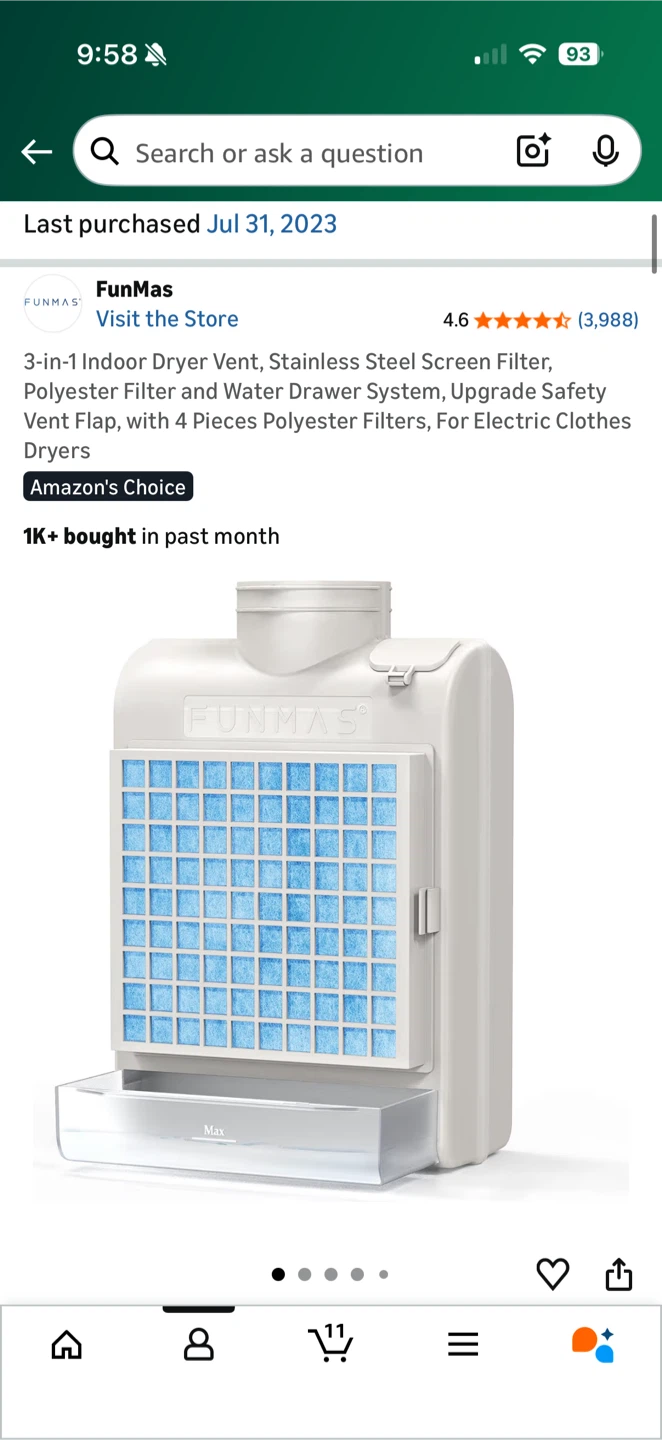 COSTWAY Compact Laundry Dryer - photo 5