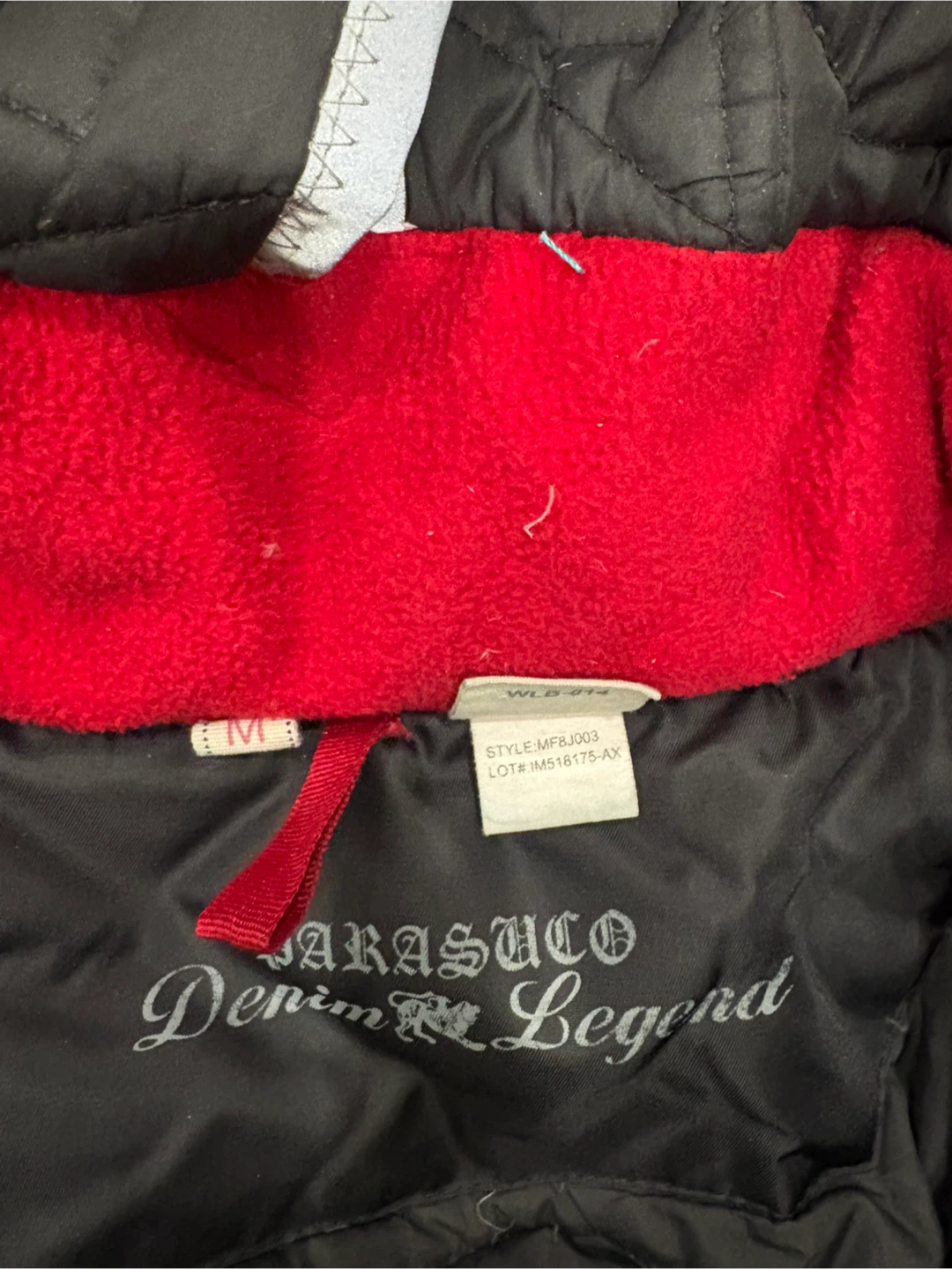 Parasuco Denim Legend Black Winter Jacket - Size M - photo 2