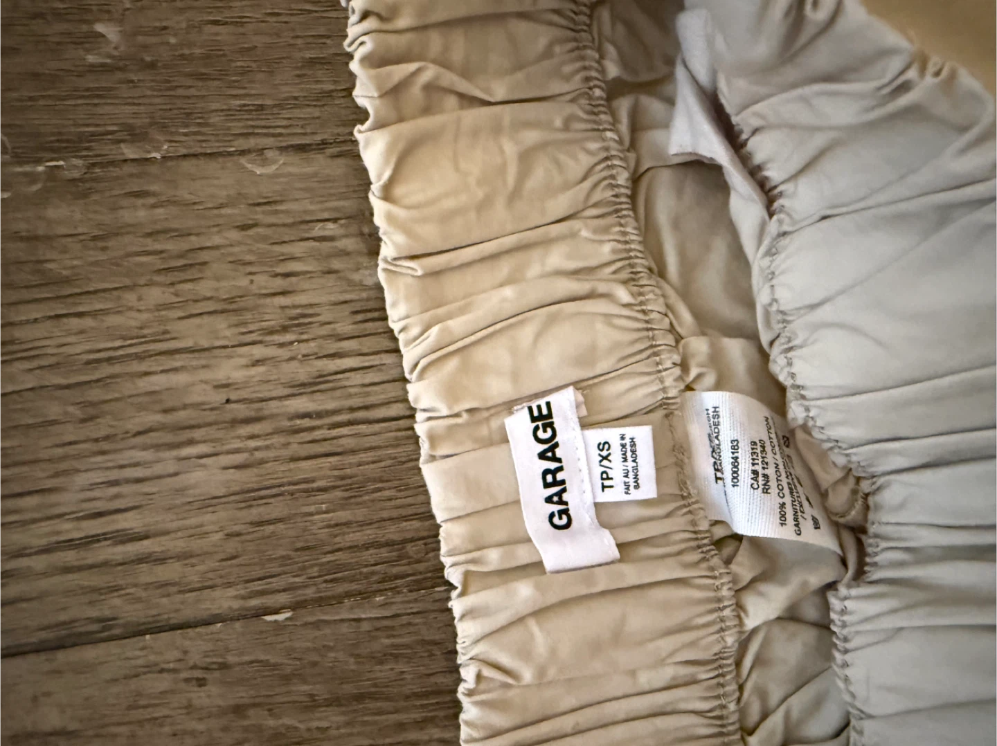 Garage Beige Cargo Pants - Size XS - photo 2