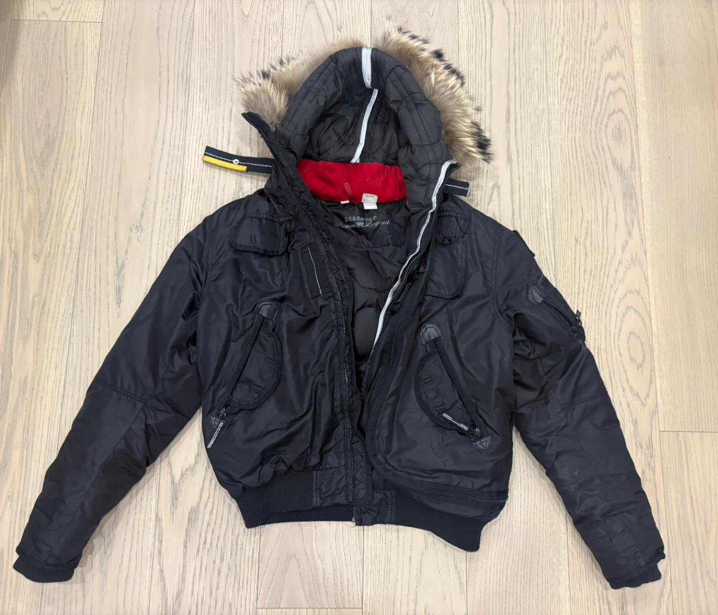 Parasuco Denim Legend Black Winter Jacket - Size M