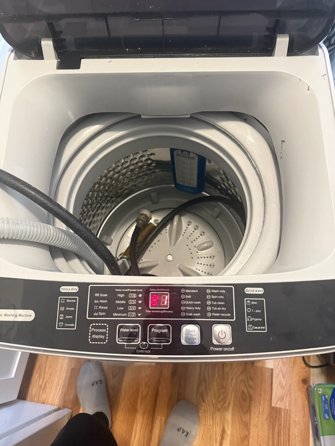 Nictemaw 17.8lbs Portable Washing Machine - photo 4