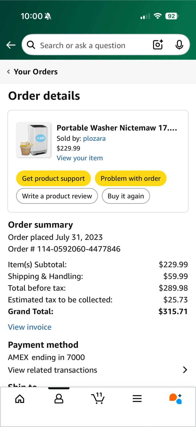 Nictemaw 17.8lbs Portable Washing Machine - photo 2
