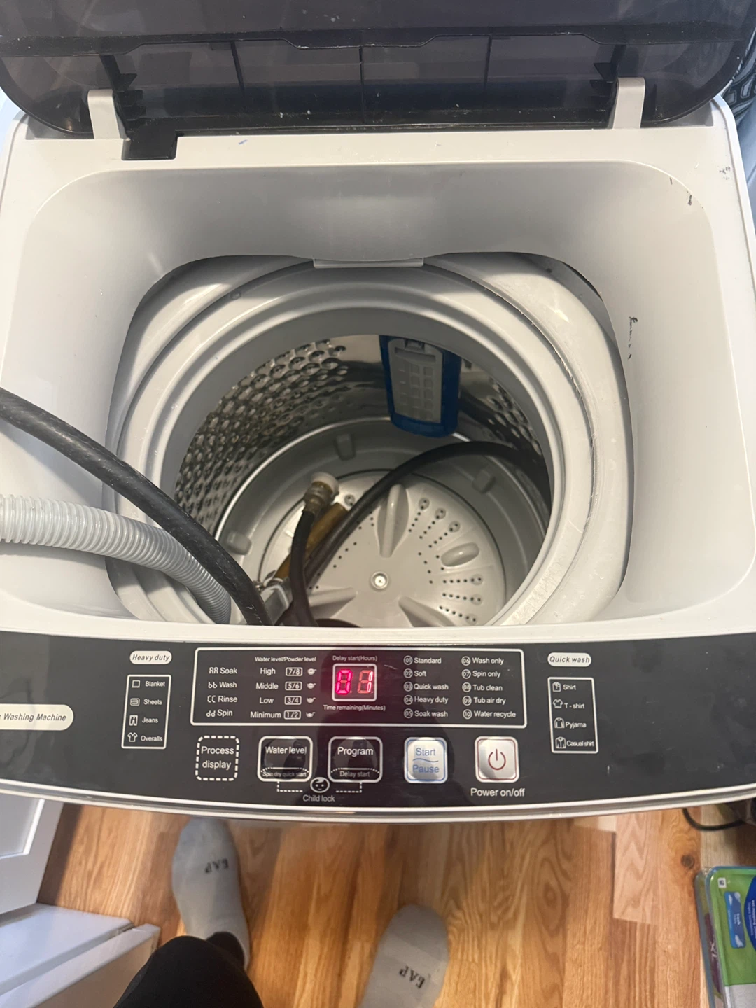 Nictemaw 17.8lbs Portable Washing Machine - photo 3
