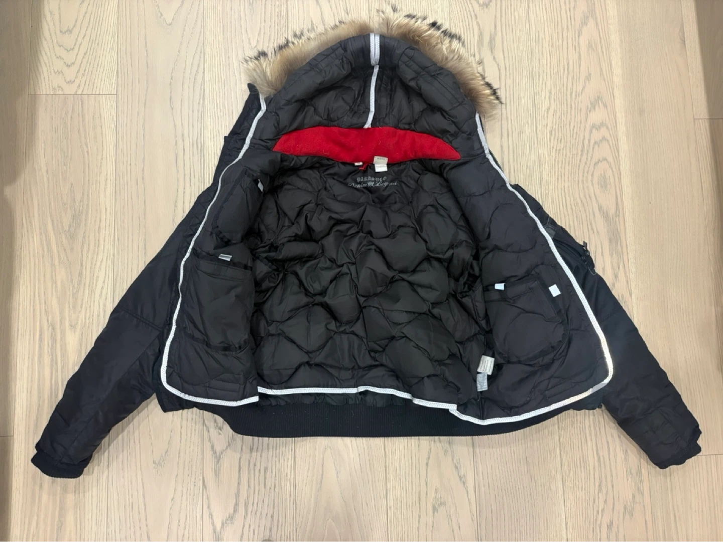 Parasuco Denim Legend Black Winter Jacket - Size M - photo 3