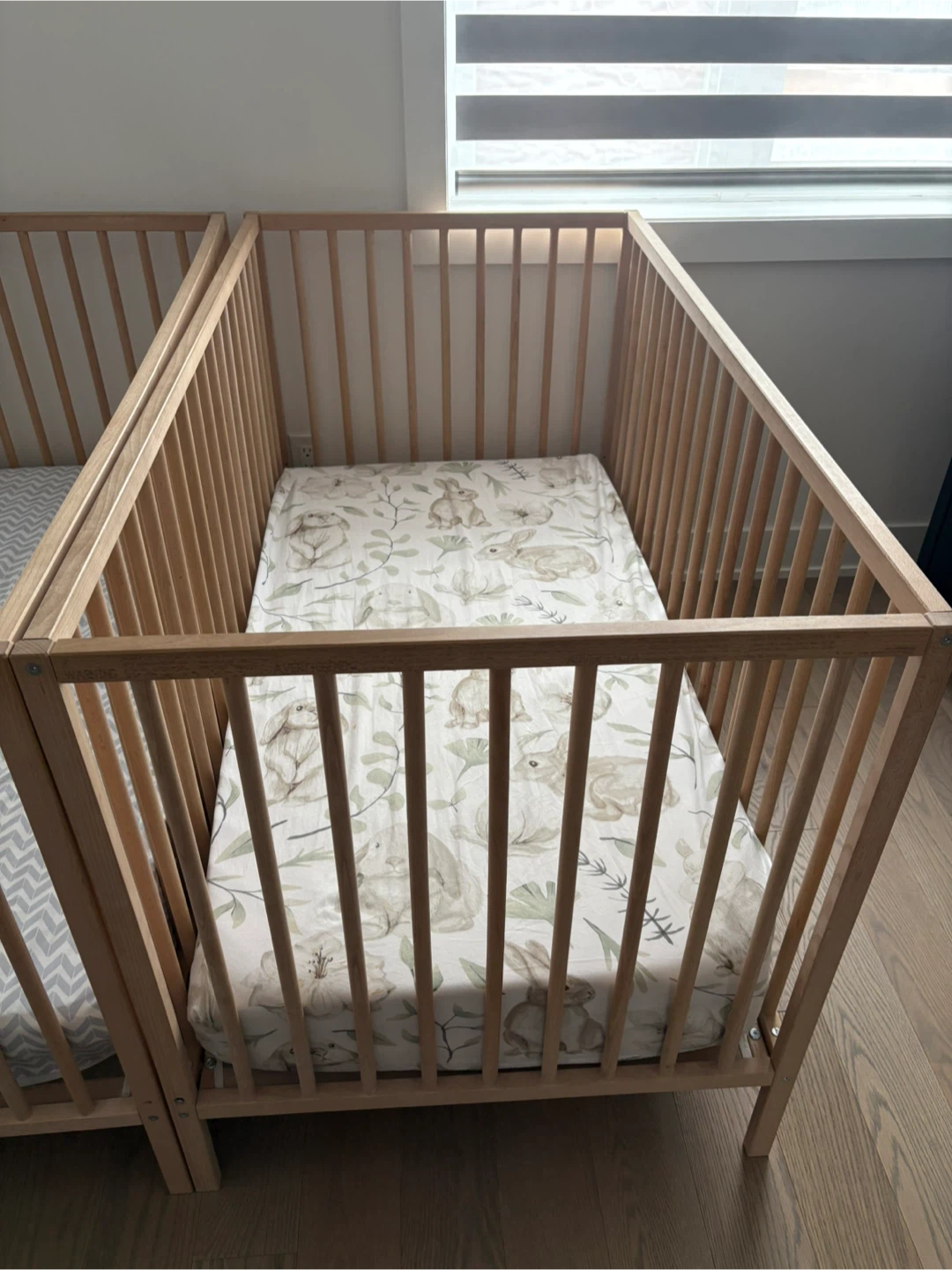 2 Wooden Baby IKEA Sniglar Cribs - photo 2