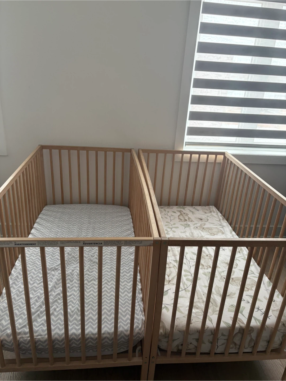 2 Wooden Baby IKEA Sniglar Cribs - photo 3