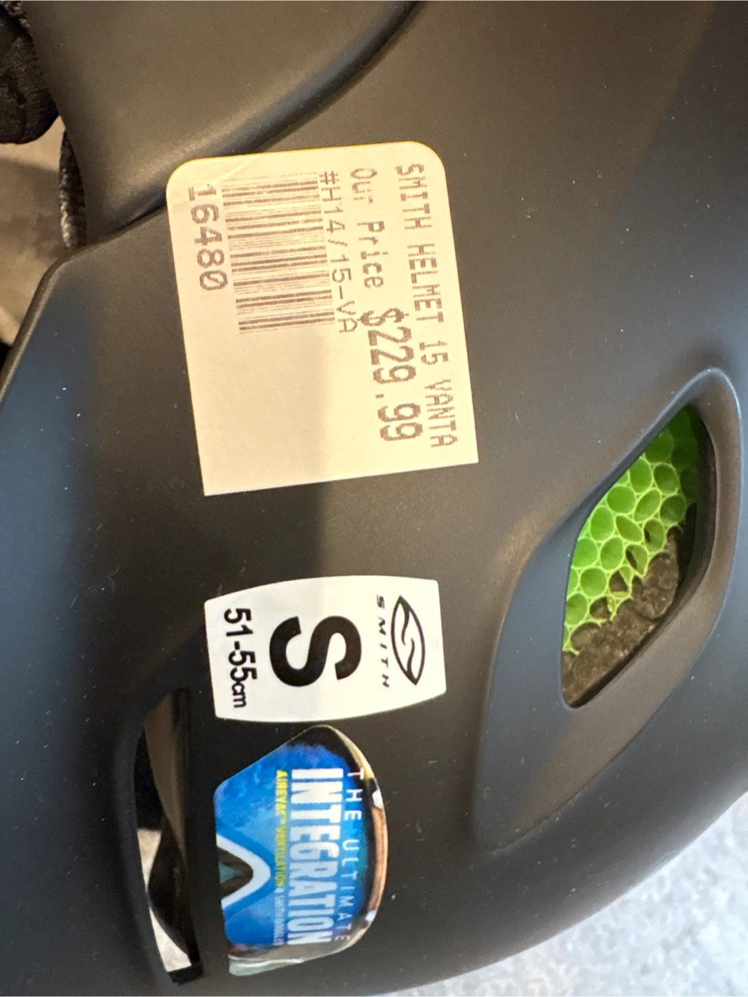 Smith Vantage Ski Helmet - Size Small