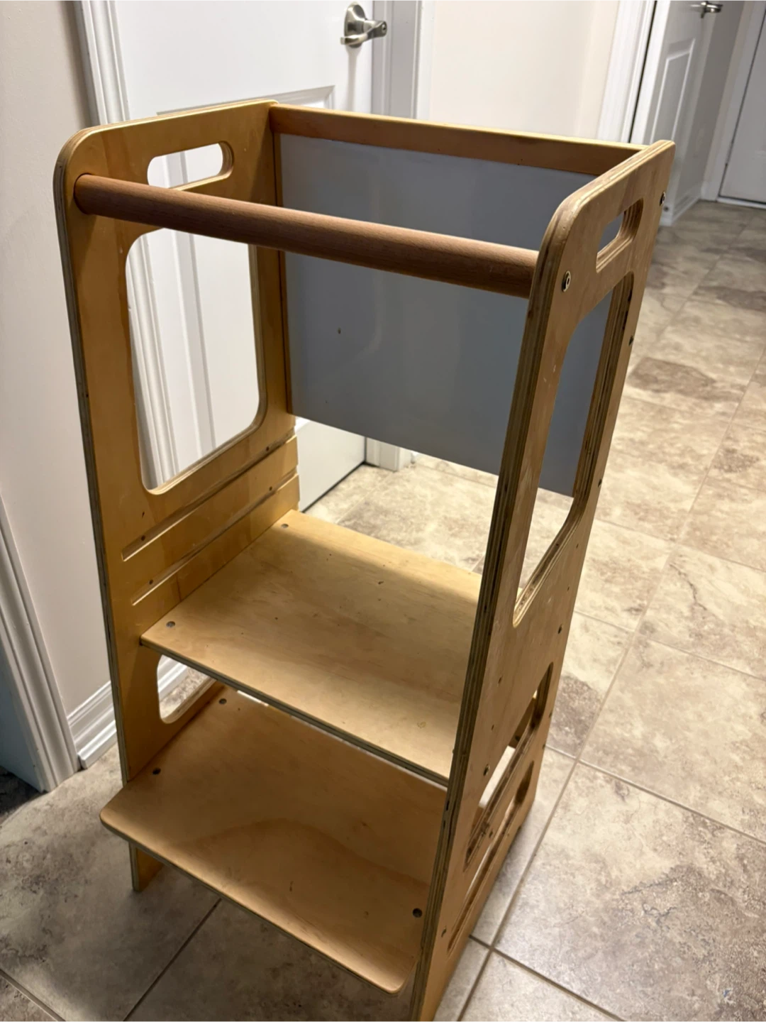 Wooden Learning Tower with Chalkboard - photo 2