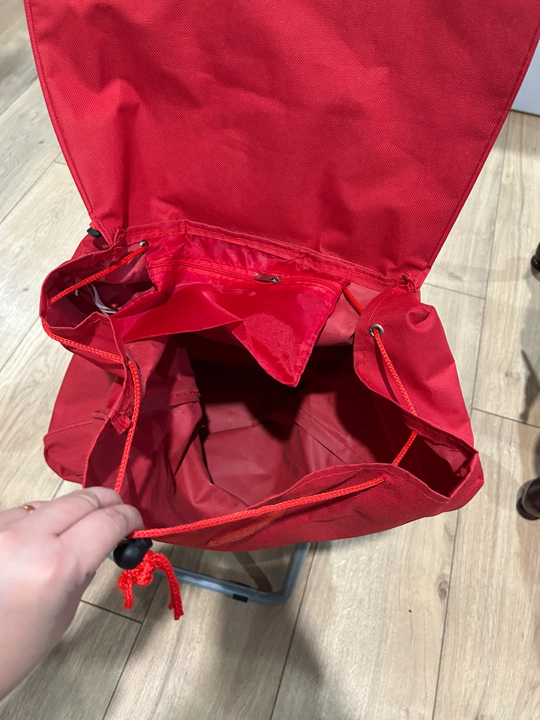 Red Shopping Trolley Cart - photo 3