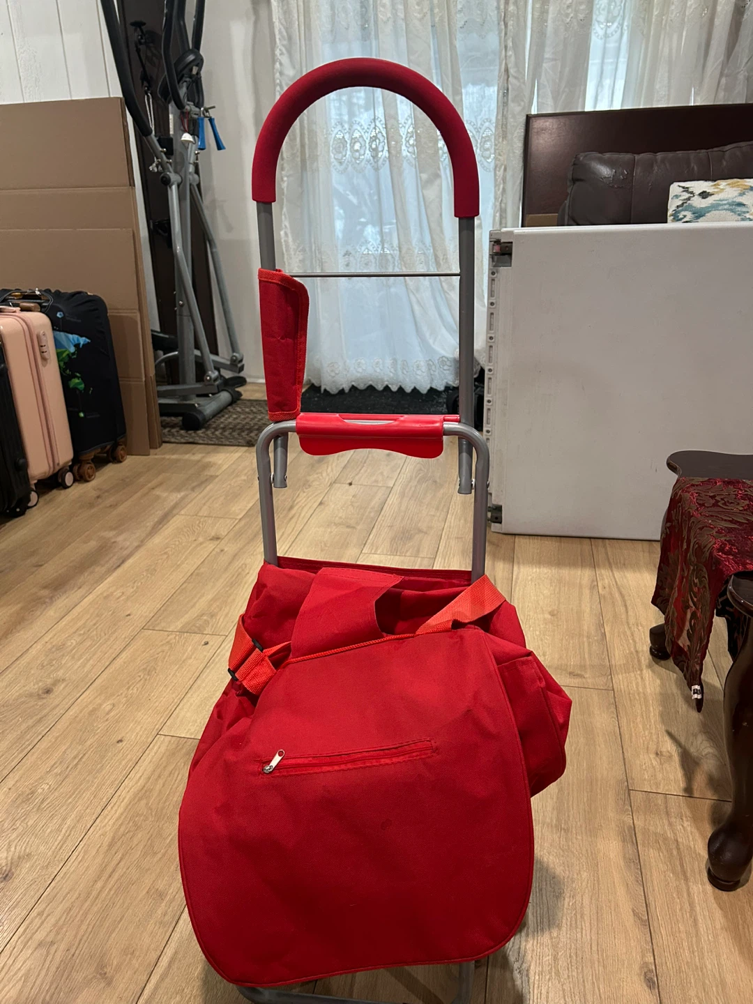 Red Shopping Trolley Cart - photo 4