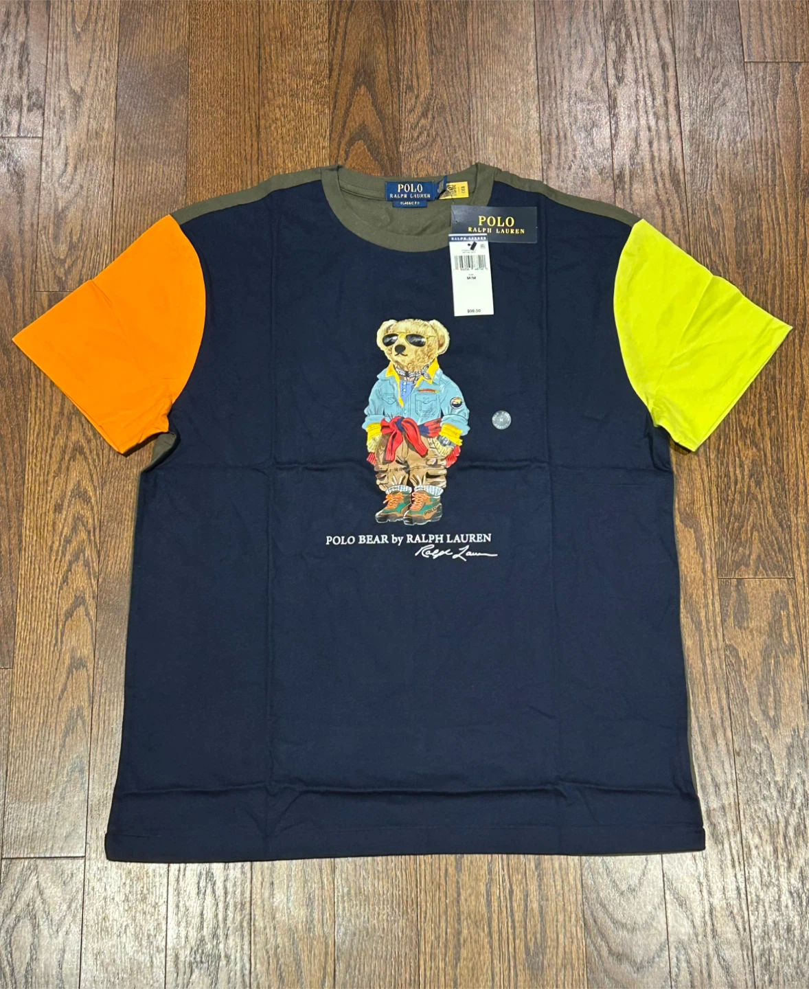 Polo Ralph Lauren Colorblock Voyager Bear T Shirt - Brand New