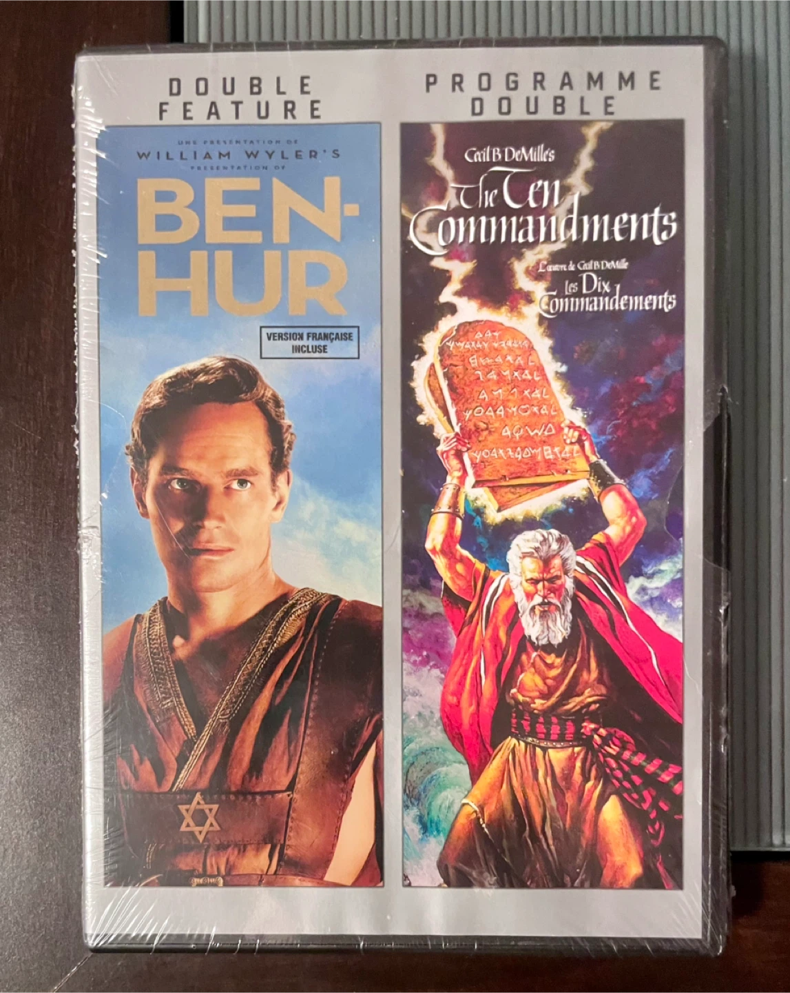Ben-Hur & The Ten Commandments Double Feature DVD Sealed