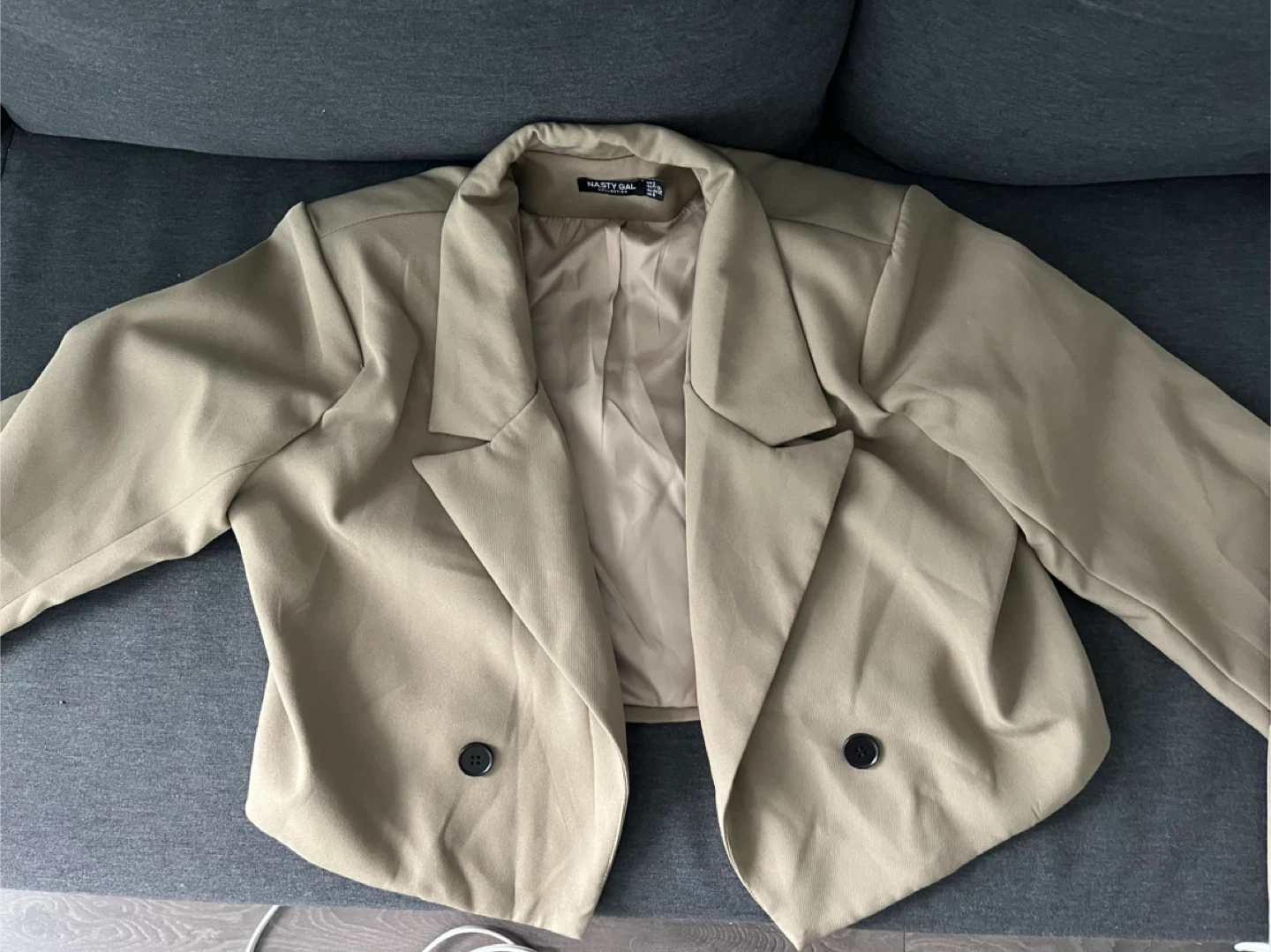 Nasty Gal Beige Blazer
