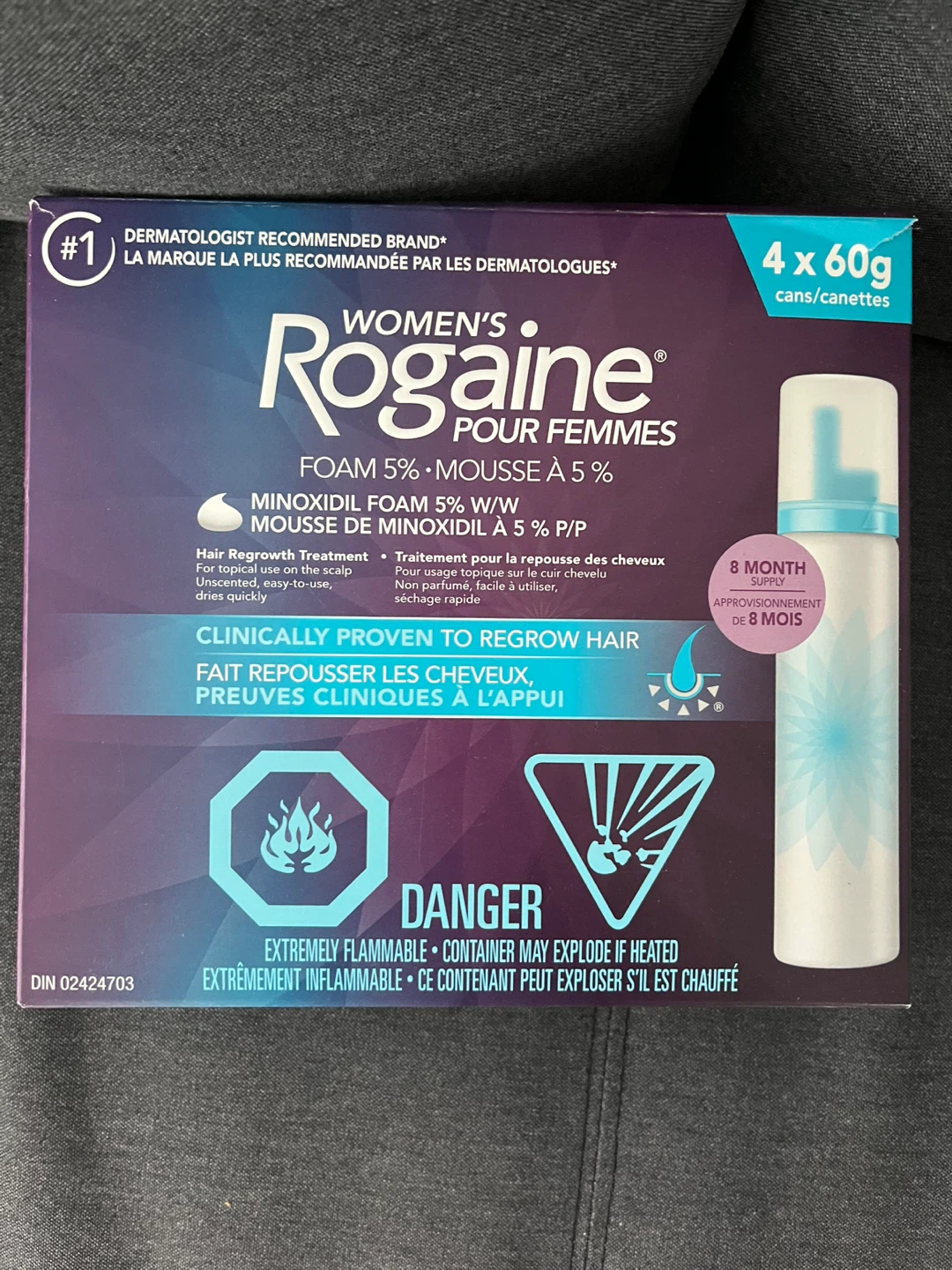 Women's Rogaine 5% Minoxidil Foam (3x 60g)