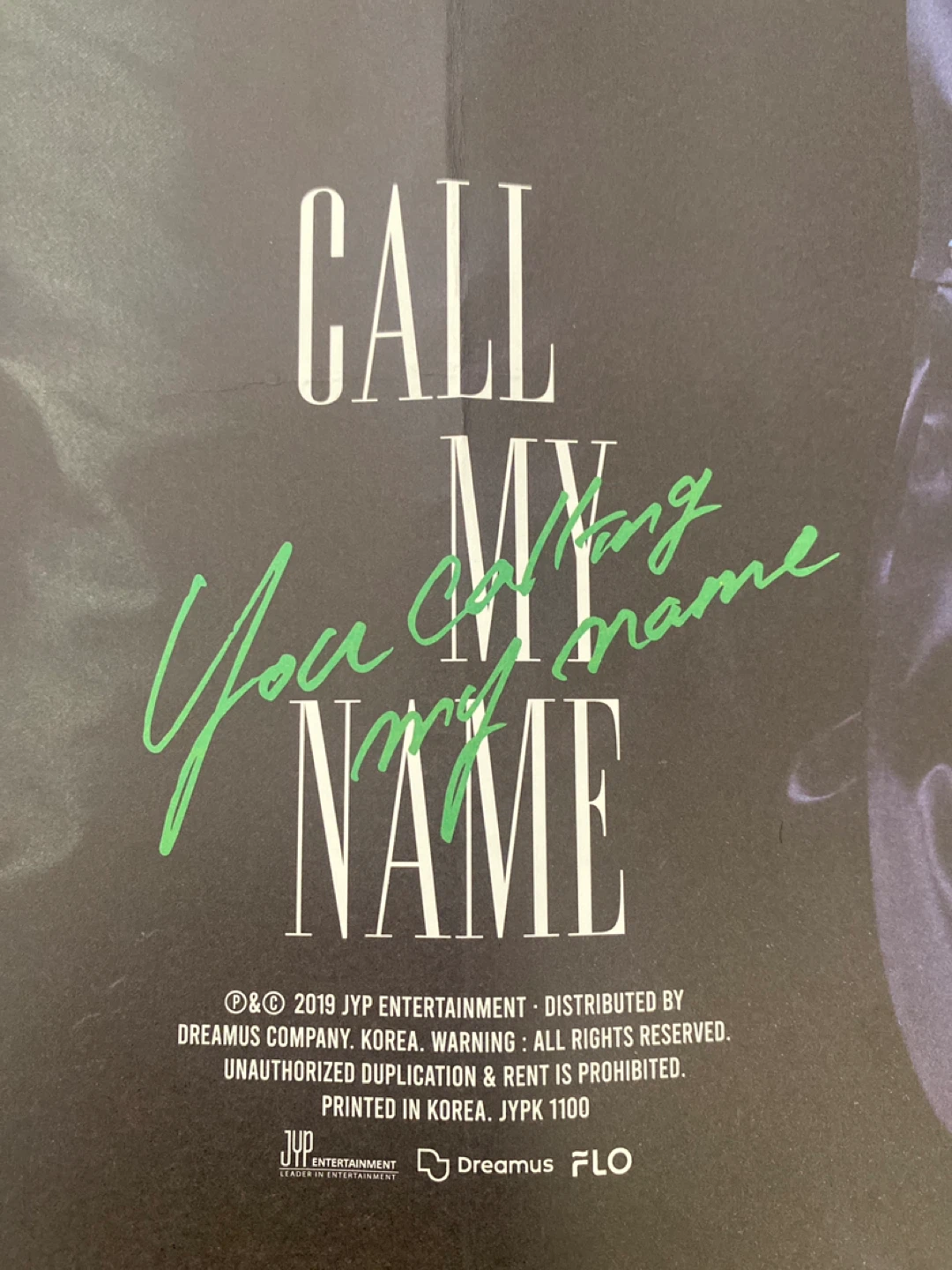 GOT7 "Call My Name" Poster - photo 2