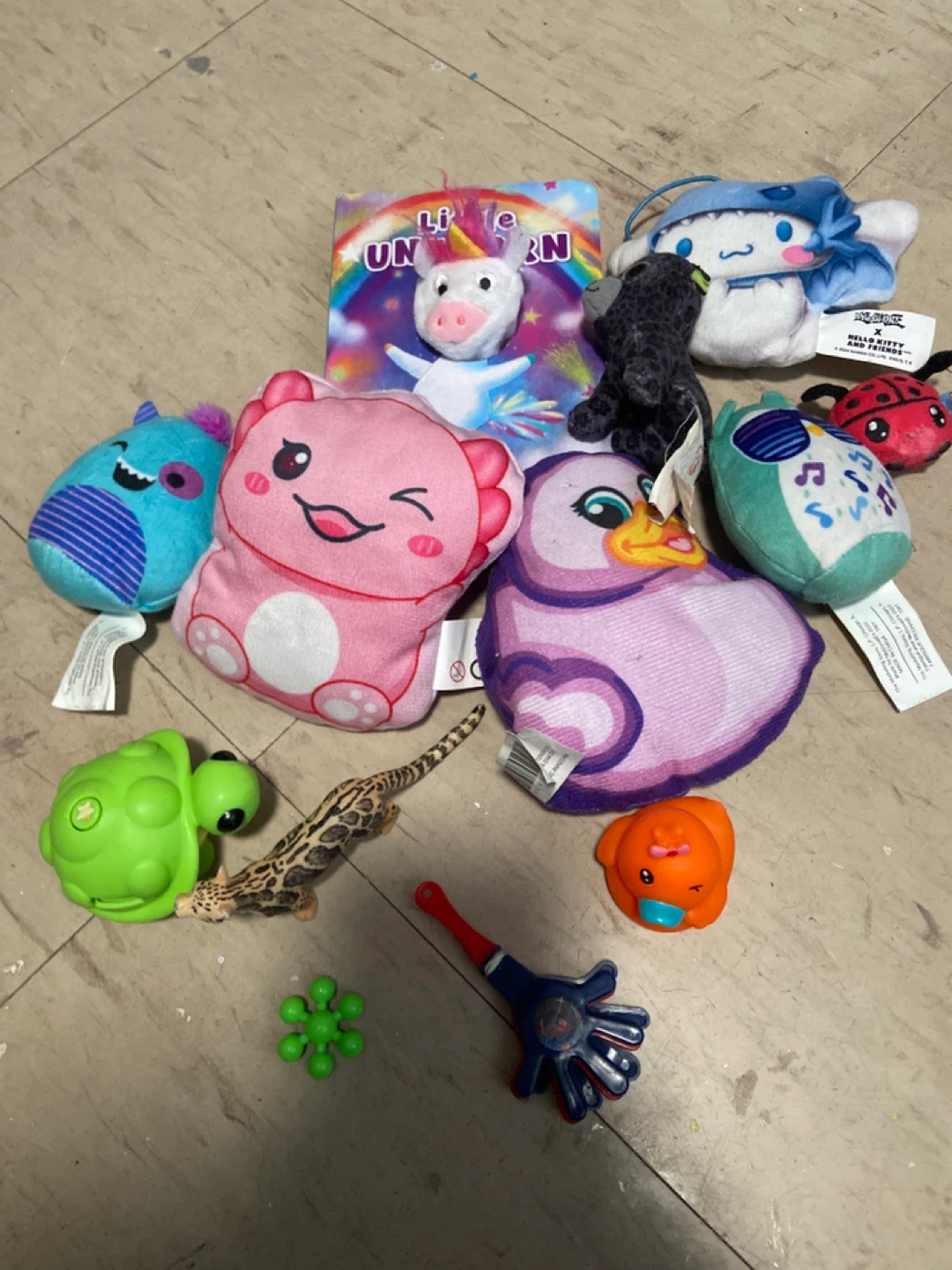 Variety of Kids Plush Toys