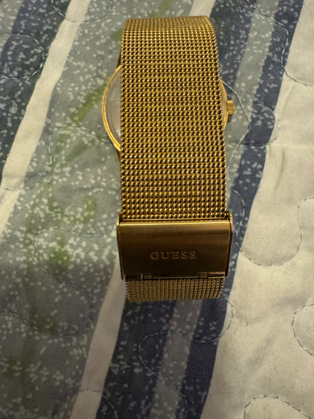 Guess Gold Mesh Watch