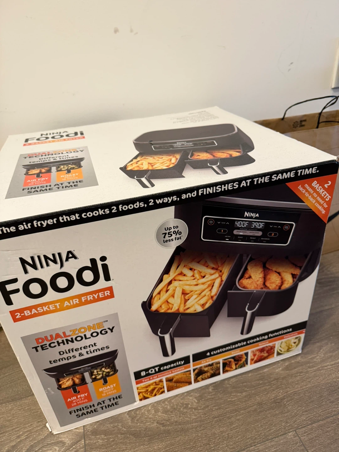 Ninja Foodi 2-Basket Air Fryer - Brand New! - photo 3