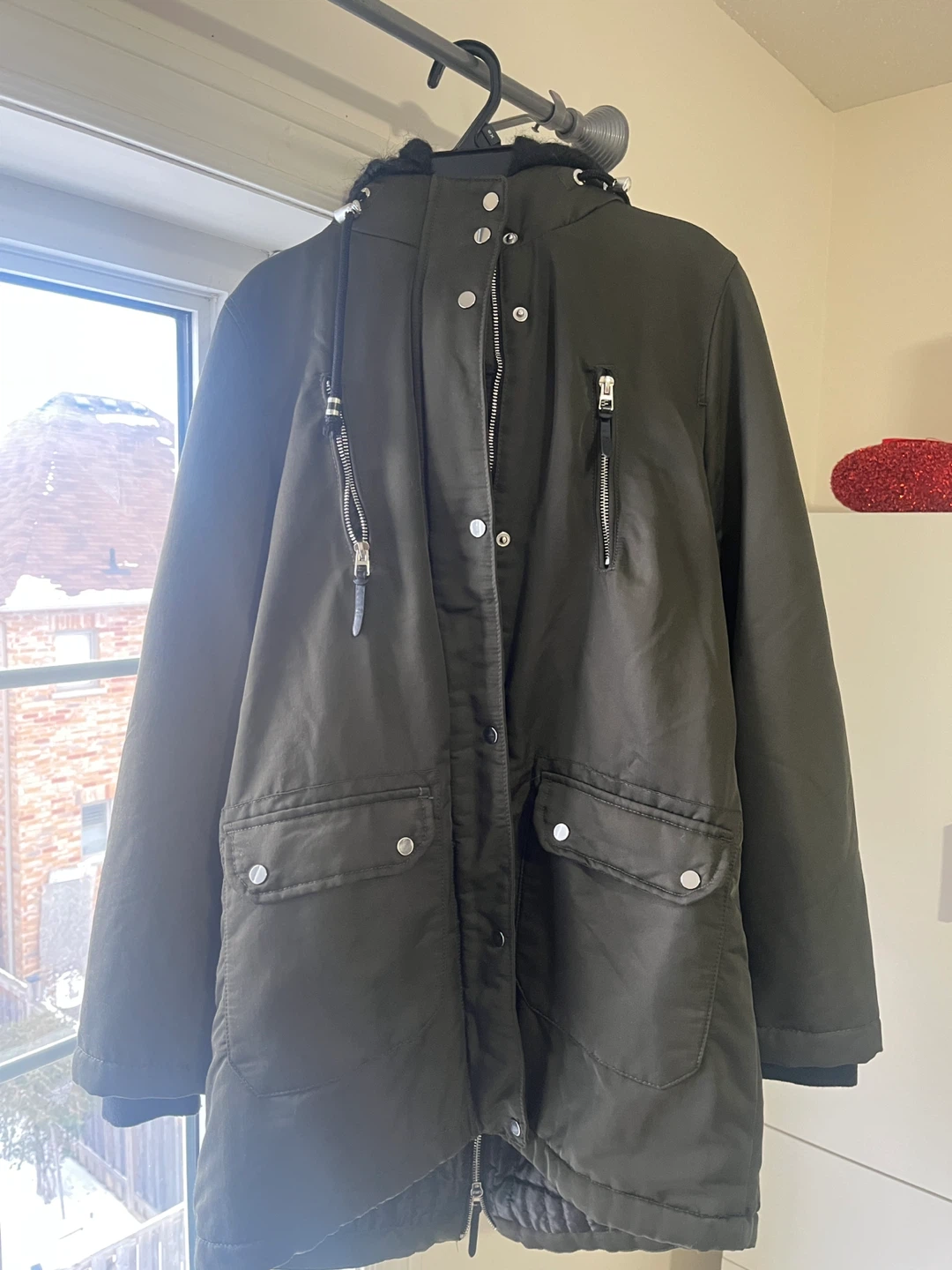 Olive Green Winter Jacket - Female - photo 2