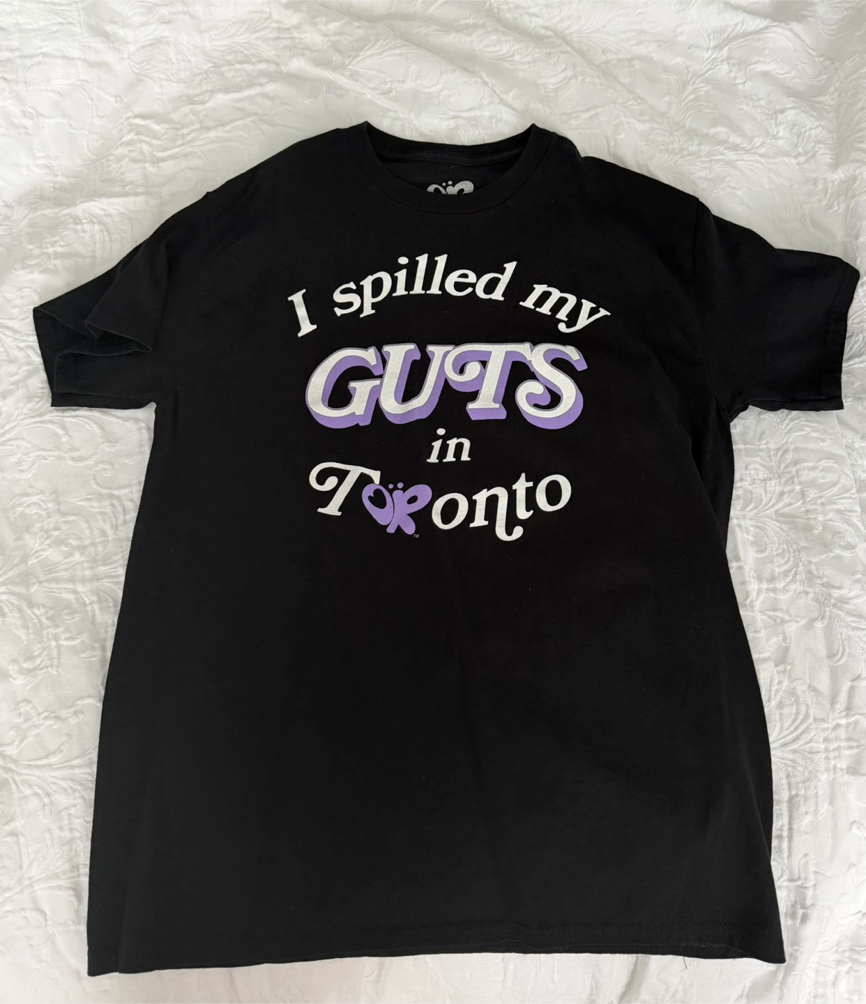 Olivia Rodrigo exclusive toronto pop up GUTS Tour Tee - Size M