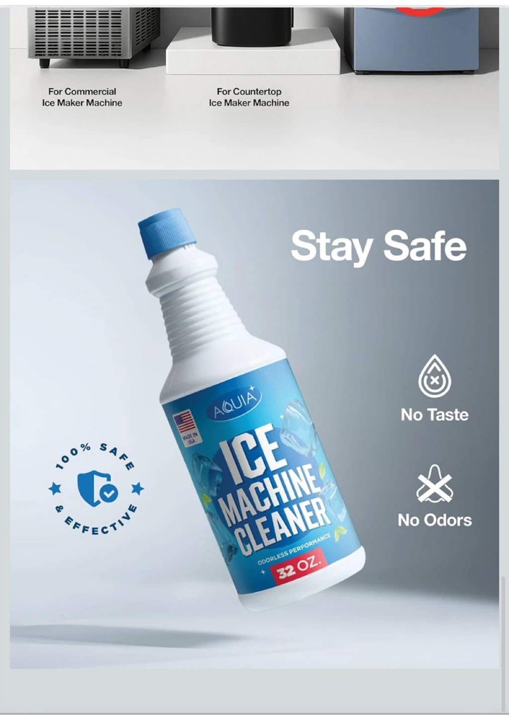 AQUIA Ice Machine Cleaner & Descaler - 32 oz - photo 5
