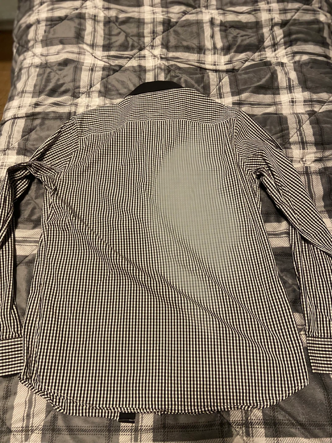 Men’s Plaid Dress Shirt Size Medium - photo 3