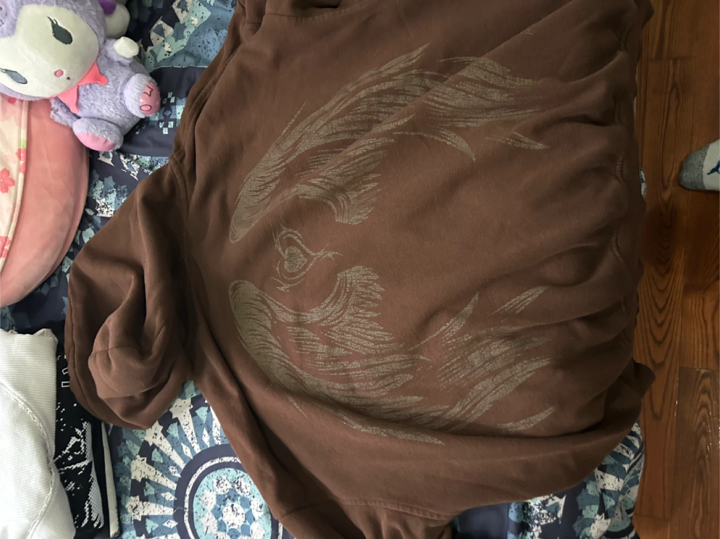 Brown Zip-Up Hoodie - photo 2