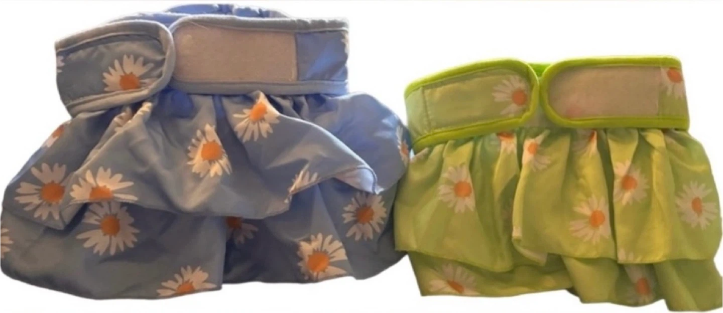 Bundle of Reusable Dog Bloomers / Diapers - photo 4