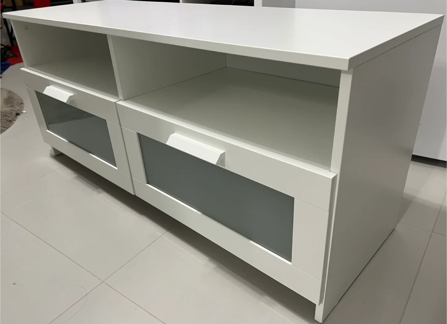 IKEA BRIMNES White TV Stand / Entertainment Unit - photo 3