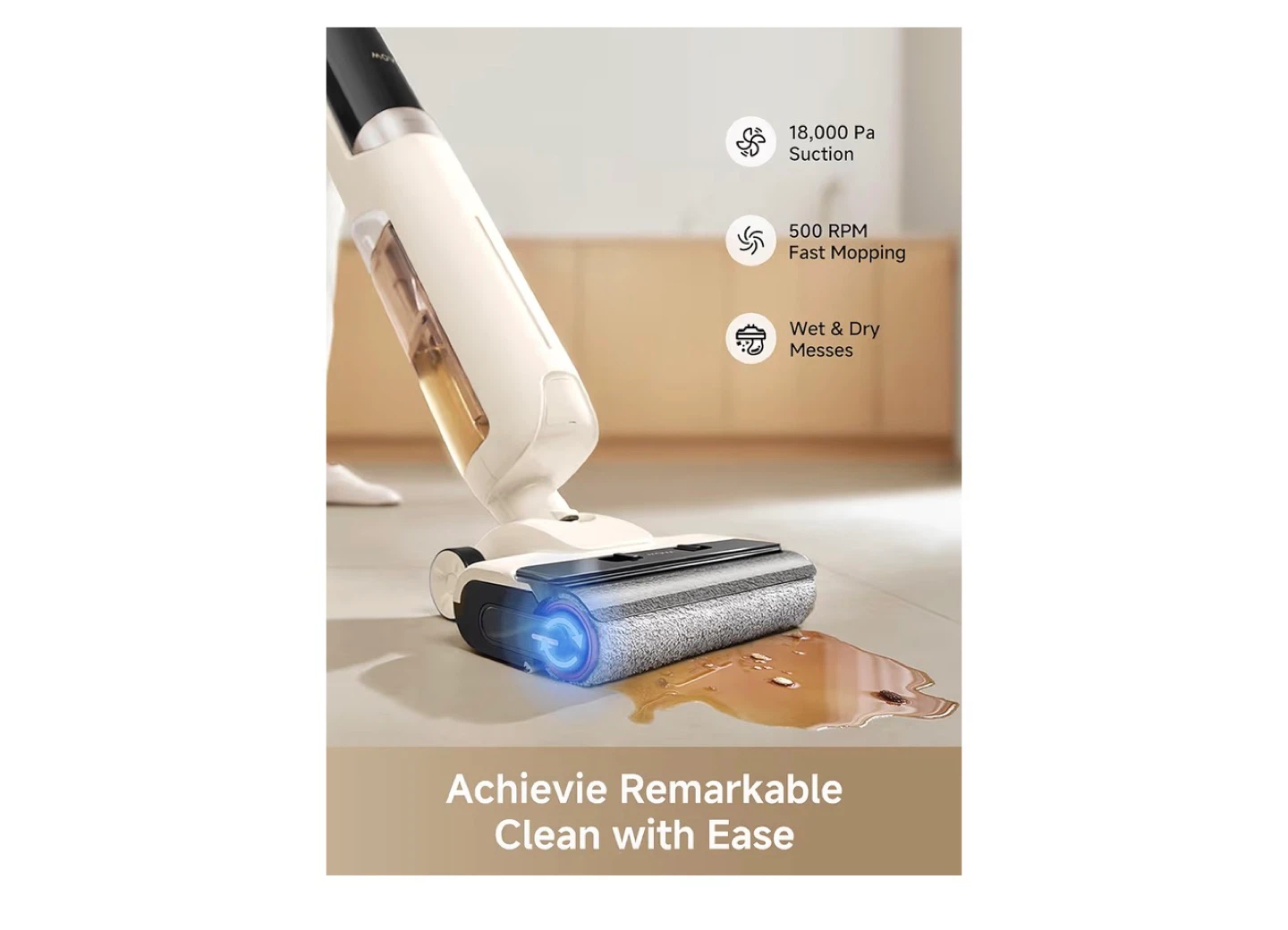 Mova K30 Mix Wet Dry Vacuum Cleaner, 4-in-1 Cordless Vacuum