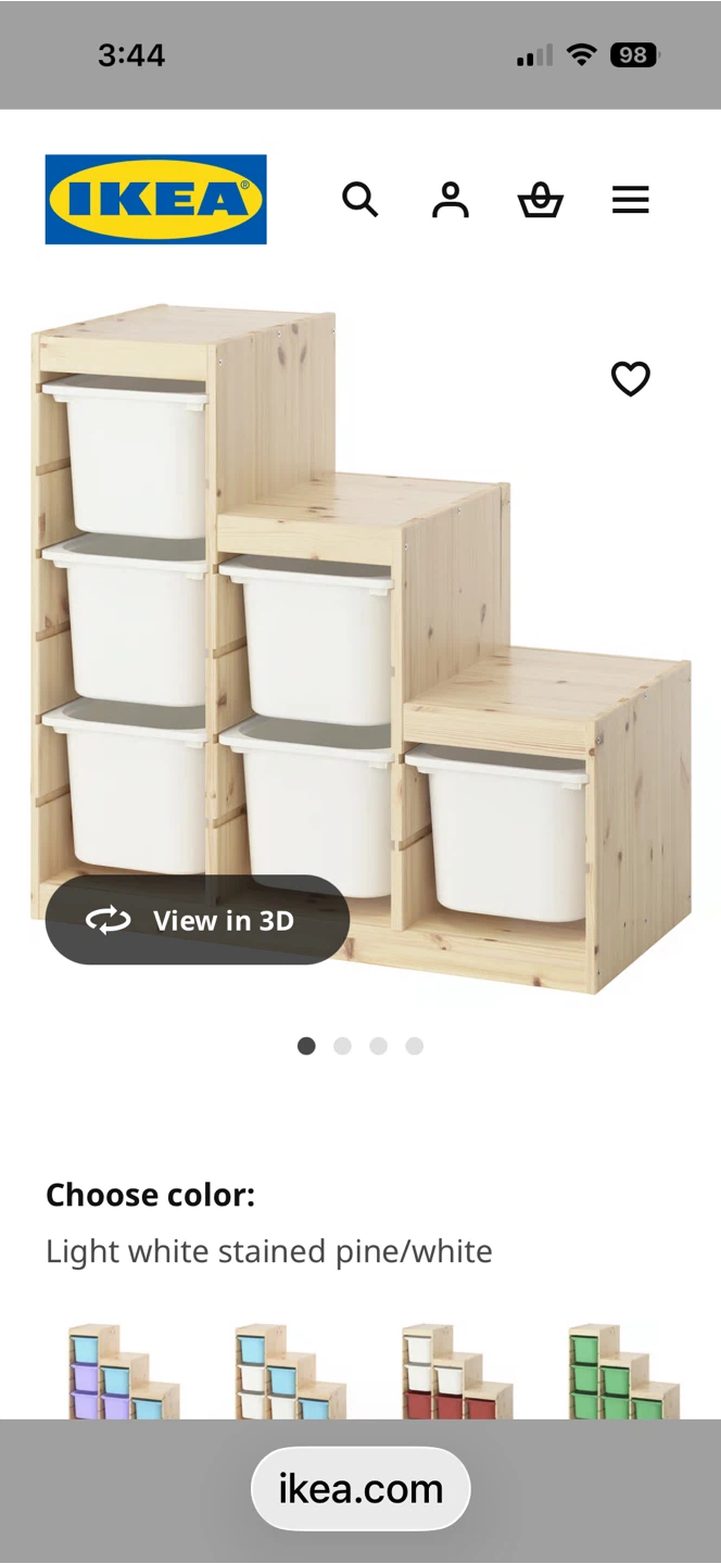 IKEA Trofast Storage Combination w/ Boxes - photo 4