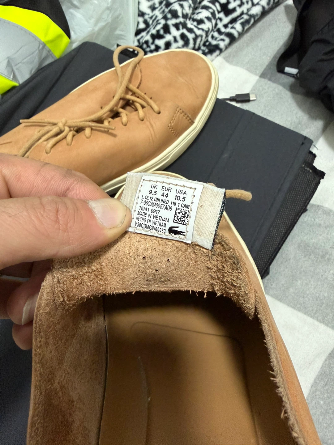 Lacoste Leather Sneakers, Size 10.5 US - photo 3