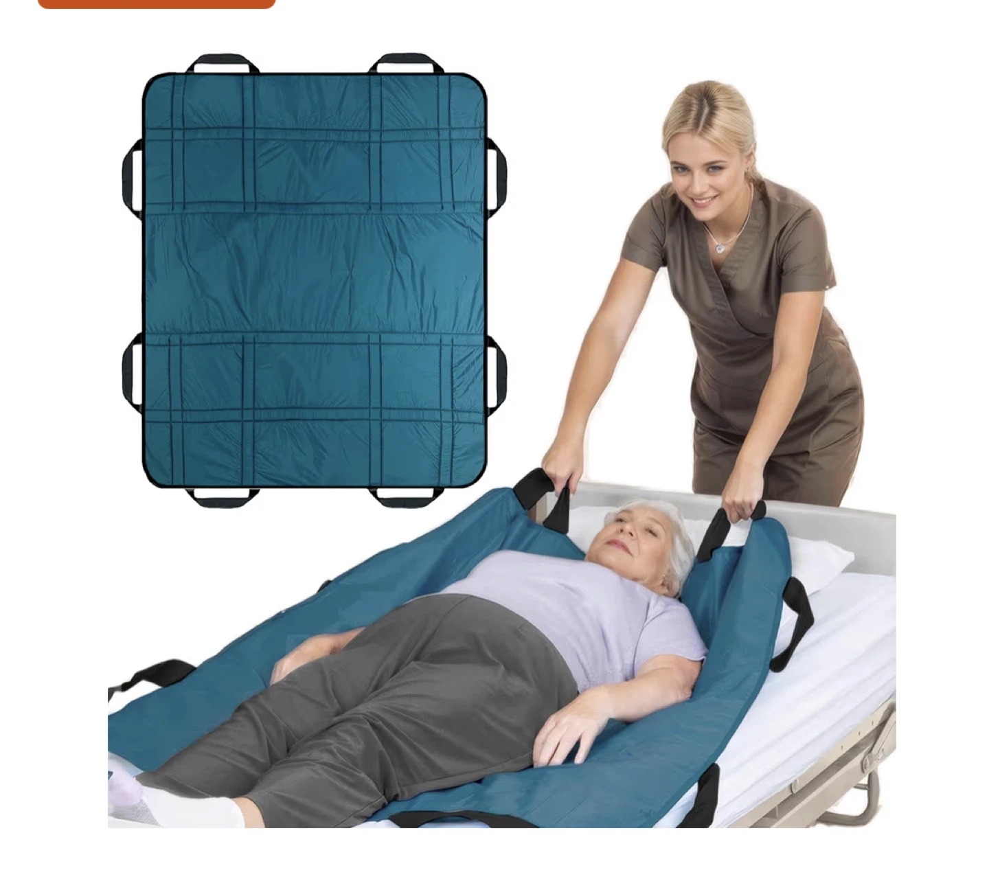 NurtureCare 3-Layer Patient Transfer Sheet, 48x40"
