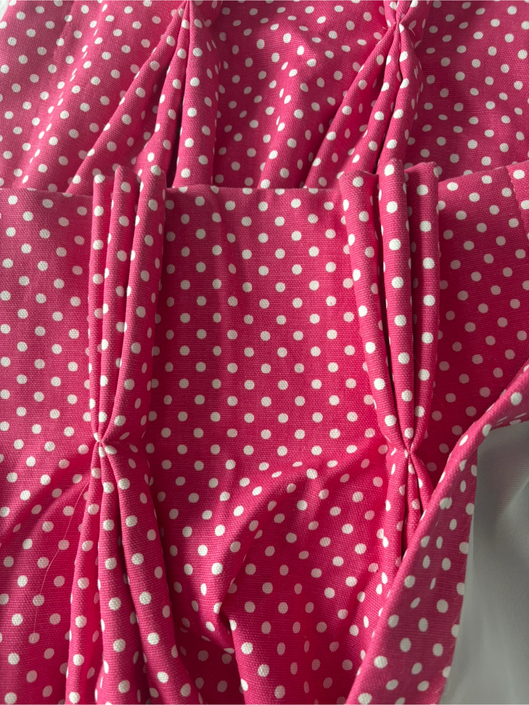 Pink Polka Dot blackout curtains