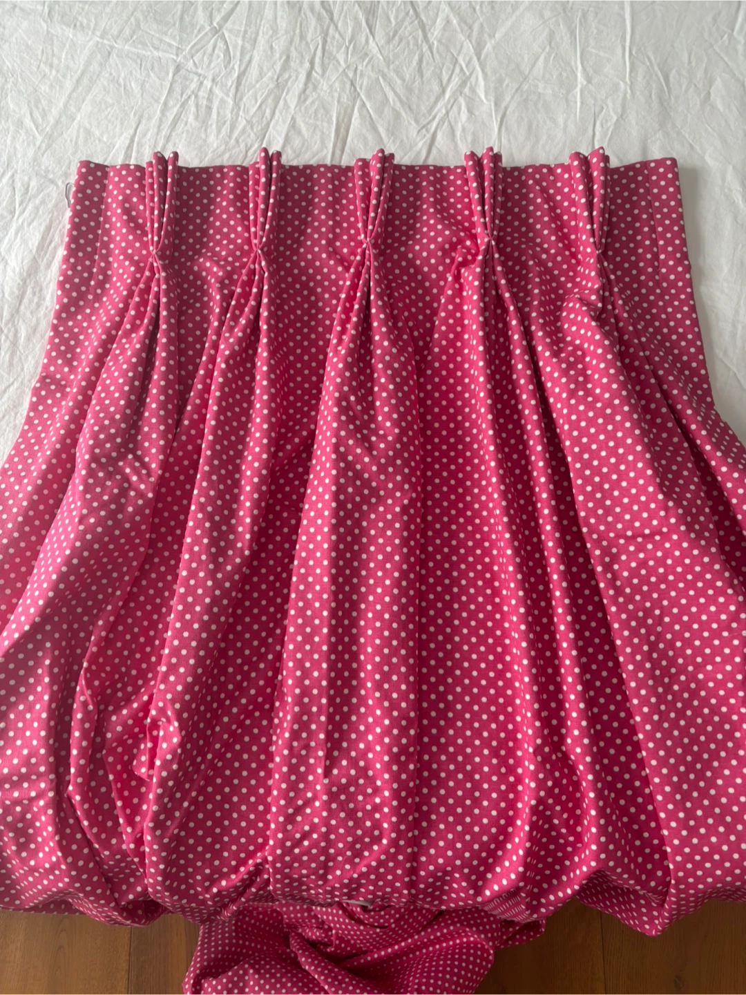 Pink Polka Dot blackout curtains - photo 3