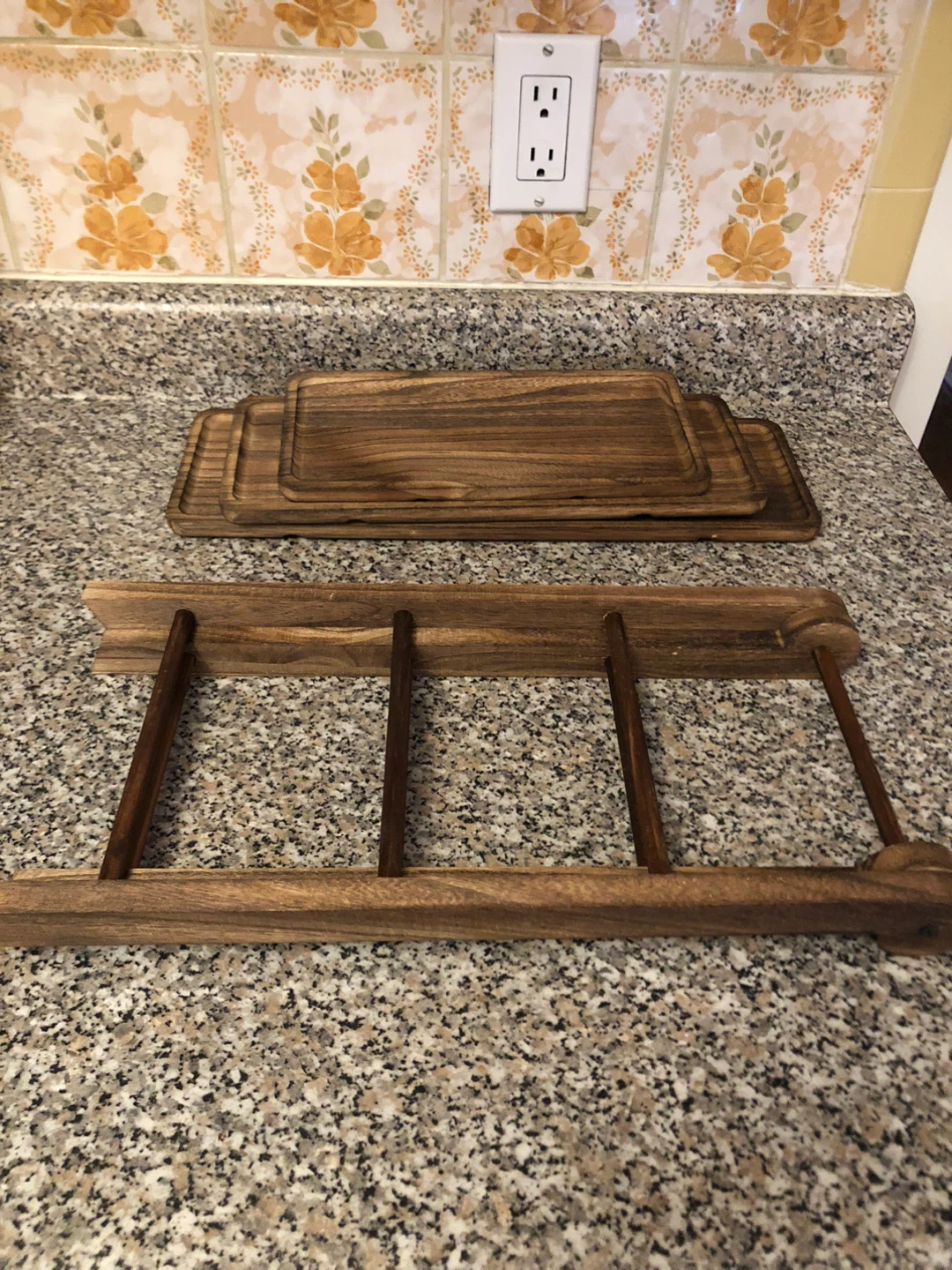Wooden Tiered Serving Tray - photo 3