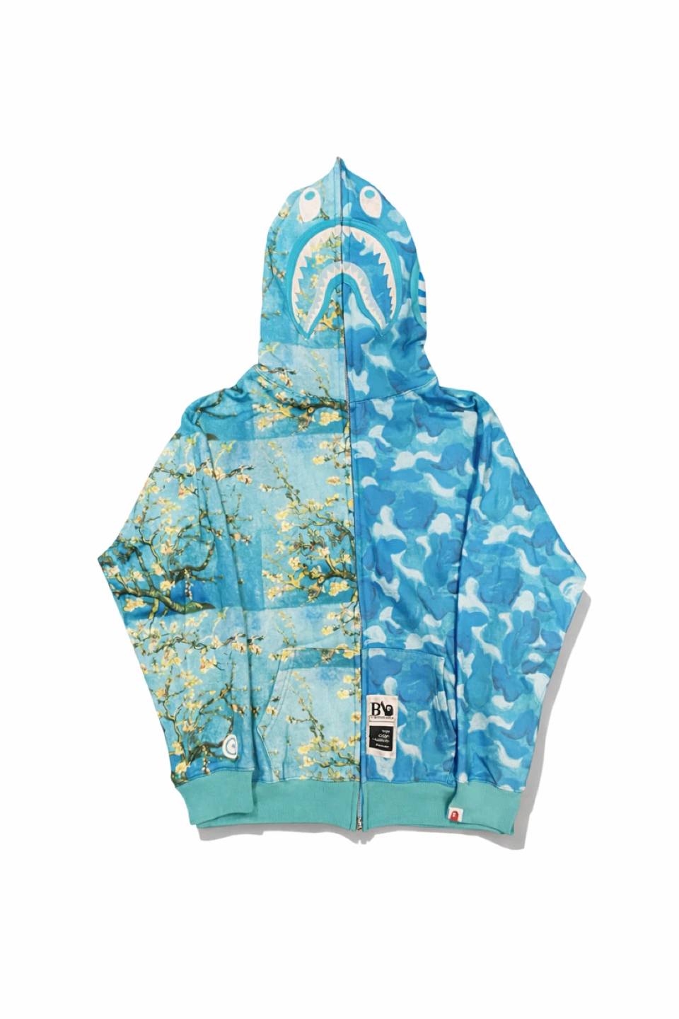 Bape x Van Gogh Museum Shark Hoodie