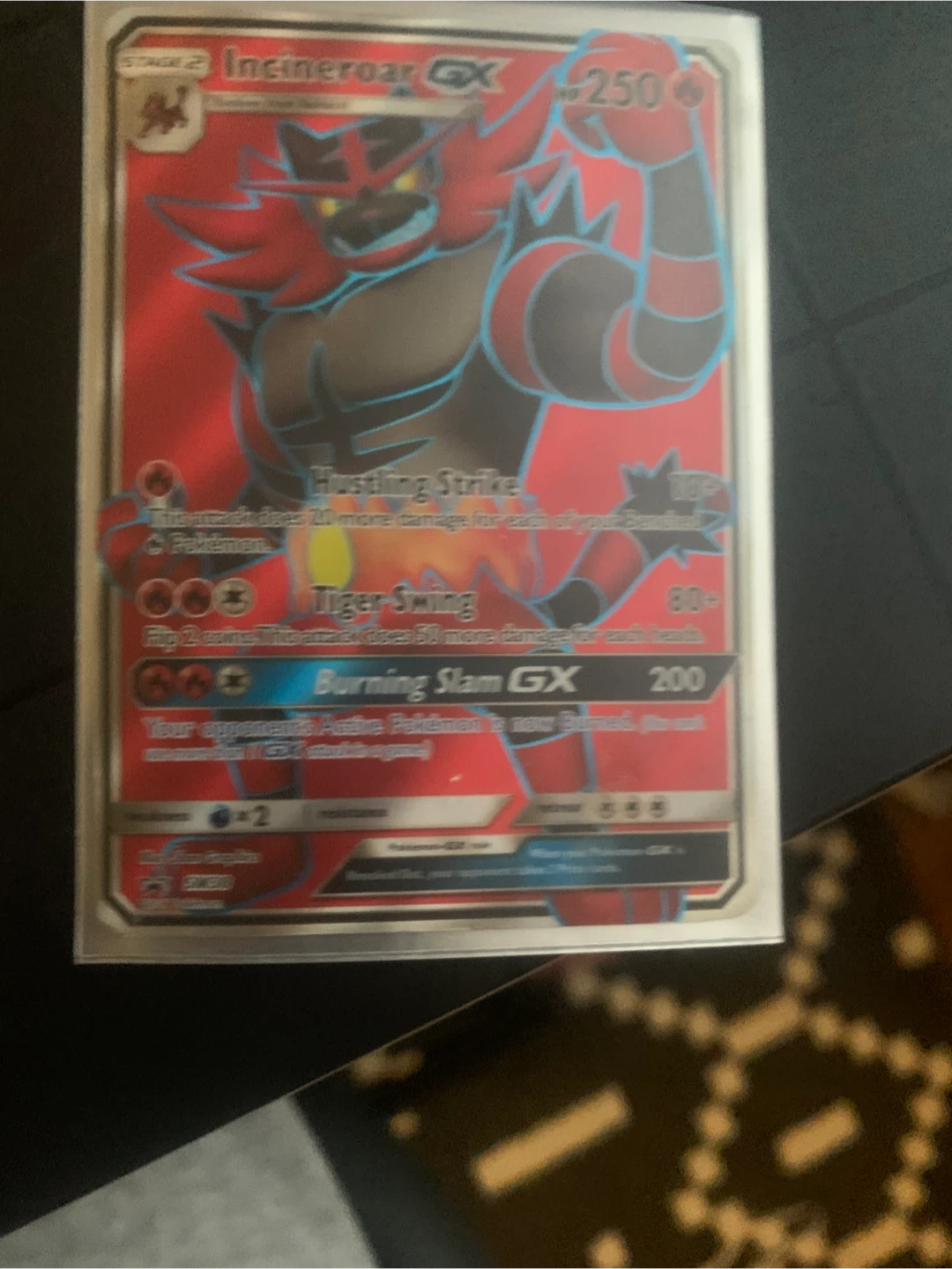 Incineroar GX Pokemon Card 9.4 condition