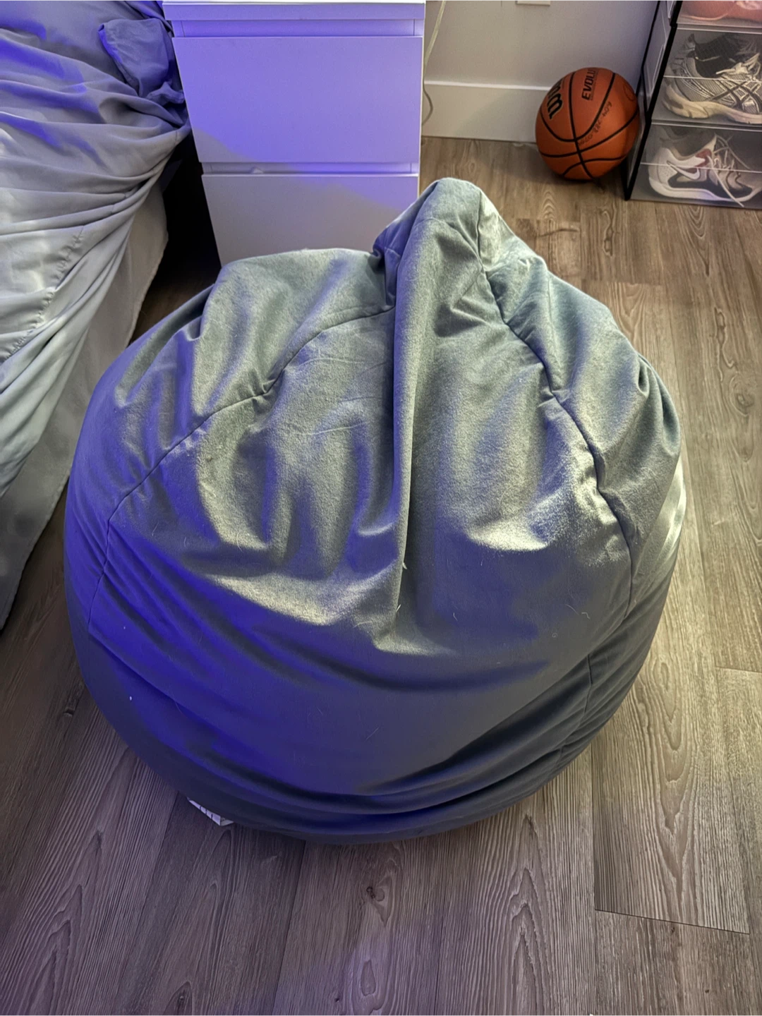Grey Bean Bag Chair