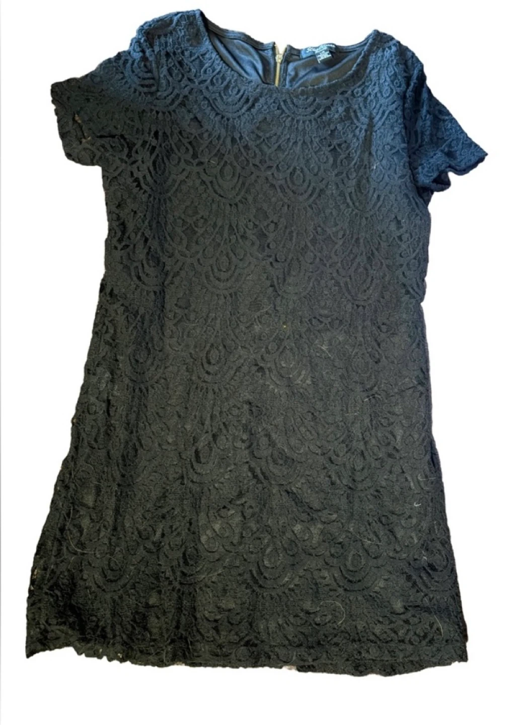 🖤 Elegant Black Lace Dress – Streetwear Society (Size L)