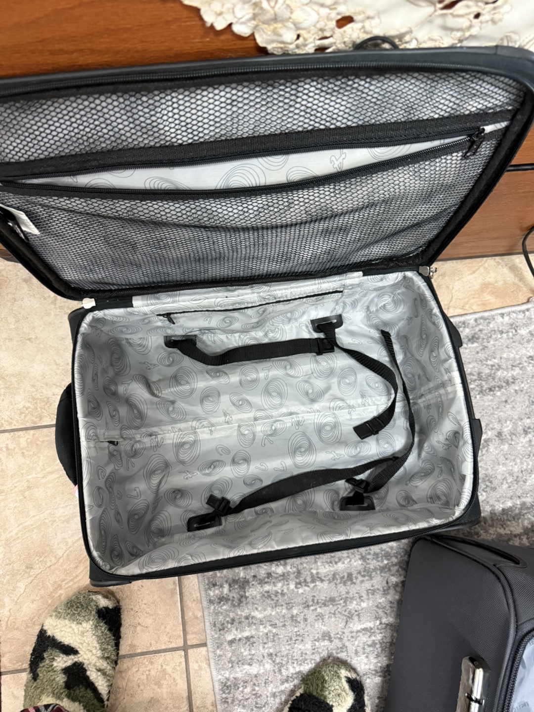 Black Wheeled Carry-On Suitcase